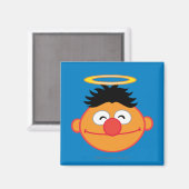 Aimant Ernie Souriant visage avec Halo (Recto/Verso)