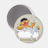 Aimant Ernie Vintage dans la baignoire (Recto/Verso)