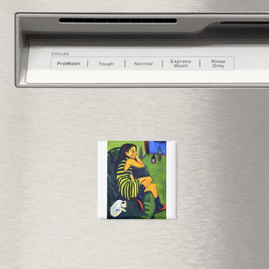 Aimant Ernst Ludwig Kirchner Artiste Marcella (In Situ (Lave-vaisselle))