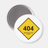 Aimant Erreur 404 : Démocratie introuvable (Recto/Verso)