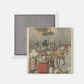 Aimant Éruption de l'Etna (Recto/Verso)