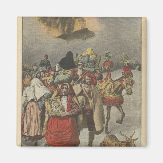 Aimant Éruption de l'Etna (Devant)