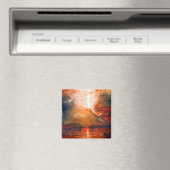 Aimant Éruption du Vésuve William Turner (In Situ (Lave-vaisselle))