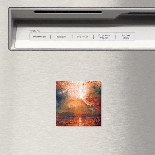 Aimant Éruption du Vésuve William Turner (In Situ (Lave-vaisselle))