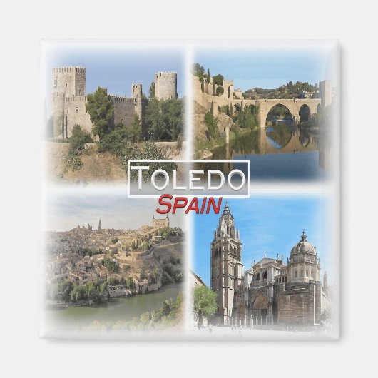 Aimant ES0134 Europe, Espagne, Tolède, Frigo (Devant)
