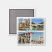 Aimant ES0140 Europe, Espagne, Gérone, Frigo (Recto/Verso)