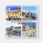 Aimant ES0142 Europe, Espagne, Santander, Frigo (Devant)