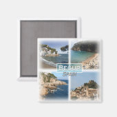 Aimant ES0147 Europe, Espagne, Begur, Frigo (Recto/Verso)