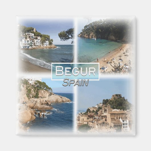 Aimant ES0147 Europe, Espagne, Begur, Frigo (Devant)