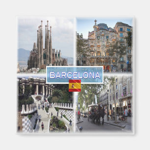 Aimant ES Barcelona - Sagrada Familia - Casa Batllo