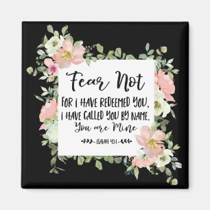 Aimant Ésaïe 43:1 Ne Crains Pas Car Je Vous Ai Racheté La