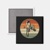 Aimant Escalade de roche à l'intérieur Retro Mountain Cli (Recto/Verso)