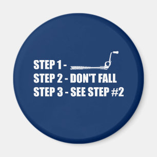 Aimant Escalade des glaces - Ne tombez pas