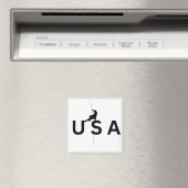 Aimant ESCALADE montagneuse des États-Unis (In Situ (Lave-vaisselle))
