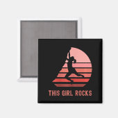 Aimant Escalade Rock Cette Fille Roche Bouldering Mountai (Recto/Verso)