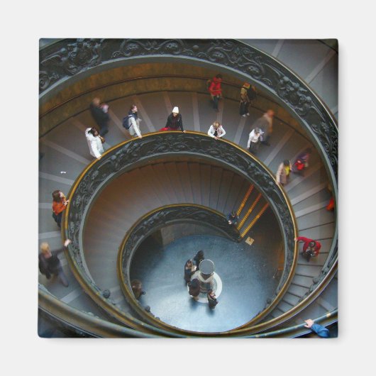 Aimant escalier circulaire vatican (Devant)