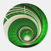 Aimant Escalier vert circulaire (Devant)