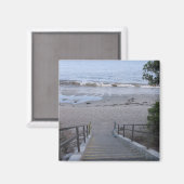 Aimant escaliers pour la plage (Recto/Verso)
