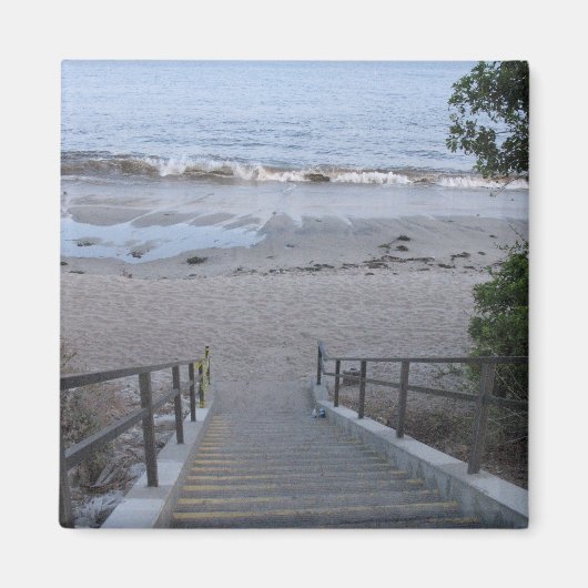 Aimant escaliers pour la plage (Devant)
