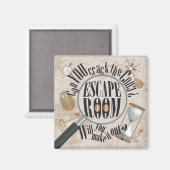 Aimant Escape Room Party Scavenger Chasse (Recto/Verso)