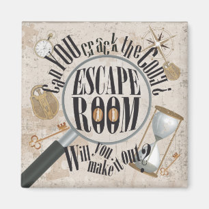 Aimant Escape Room Party Scavenger Chasse