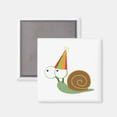 Aimant Escargot de fête (Recto/Verso)