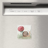 Aimant Escargot et champignons (In Situ (Lave-vaisselle))