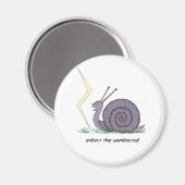 Aimant Escargot surpris (Recto/Verso)