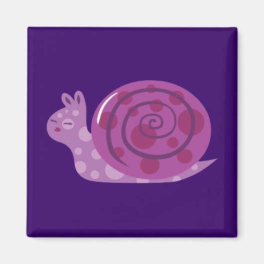 Aimant Escargot tacheté pourpre (Devant)