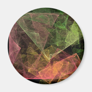 Aimant Espace cubique d'art abstrait