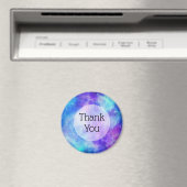 Aimant Espace de galaxie violet et bleu Abstrait (In Situ (Lave-vaisselle))