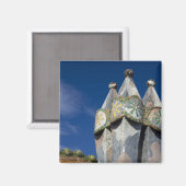 Aimant Espagne, Catalogne, Barcelone. Casa Batllo (1906). (Recto/Verso)