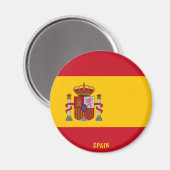 Aimant Espagne Drapeau patriotique (Recto/Verso)