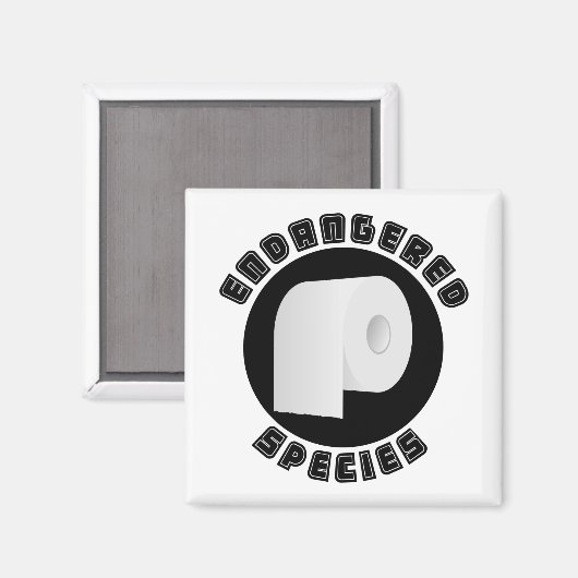 Aimant Espèces menacées (Recto/Verso)