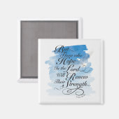 Aimant Espoir dans le Seigneur - Ésaïe 40 (Recto/Verso)