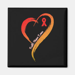 Aimant Espoir de foi Amour Maladie cardiaque Sensibilisat