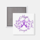 Aimant Espoir Foi Aimer Force Fibromyalgie (Recto/Verso)