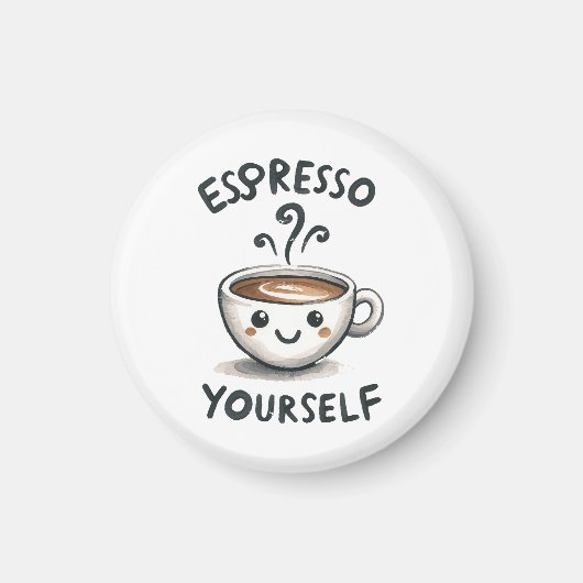 Aimant Espresso Yself café (Devant)