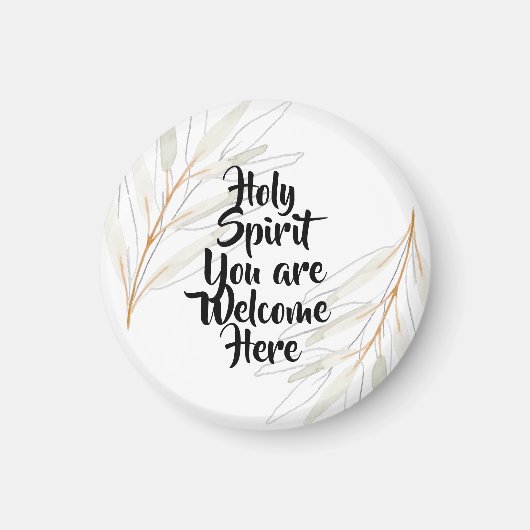 Aimant Esprit Saint vous êtes les bienvenus ici (Devant)