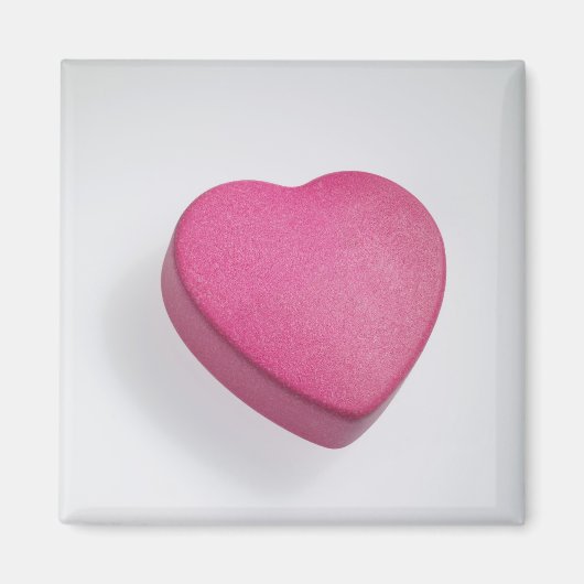 Aimant Essayez de nouveau coeur candy (Devant)