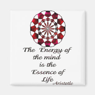 Aimant *Essence de Life* - citation d'Aristote
