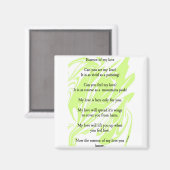 Aimant Essence de mon amour (Recto/Verso)