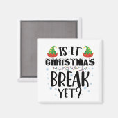 Aimant Est-ce déjà les vacances de Noël Drôle de professe (Recto/Verso)