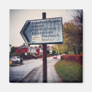 Aimant Est-ce le chemin pour le village de Prestwich ?