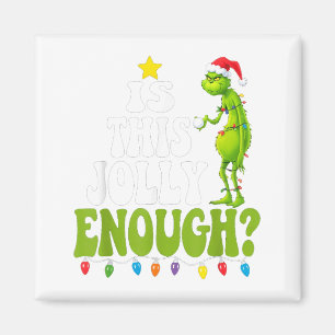 Aimant Est-ce que ce sapin de Noël vert joyeux est assez