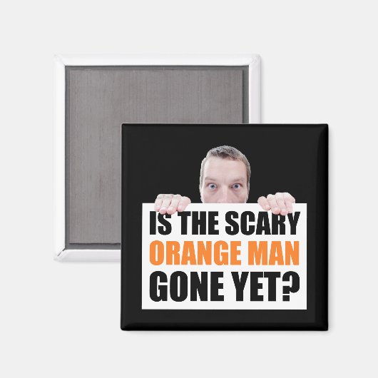 Aimant Est-Ce Que L'Homme Orange Effrayant Est Parti ? An (Recto/Verso)