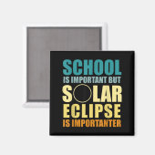 Aimant Est Chemise Éclipse Solaire Plus Important Éclipse (Recto/Verso)