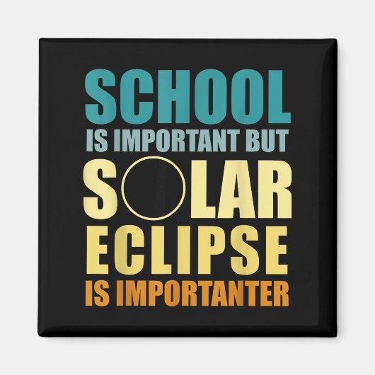 Aimant Est Chemise Éclipse Solaire Plus Important Éclipse (Devant)
