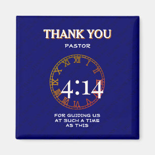 Aimant ESTHER 4:14 Merci d'appréciation du pasteur