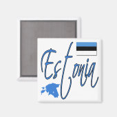 Aimant Estonie (Recto/Verso)